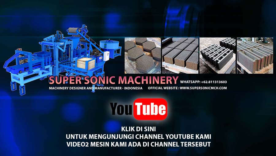 Link youtube mesin paving dan batako SSBM