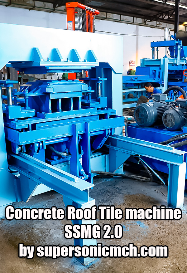 concrete roof tile machine, hydraulic concrete roof tile machine, press roof tile machine