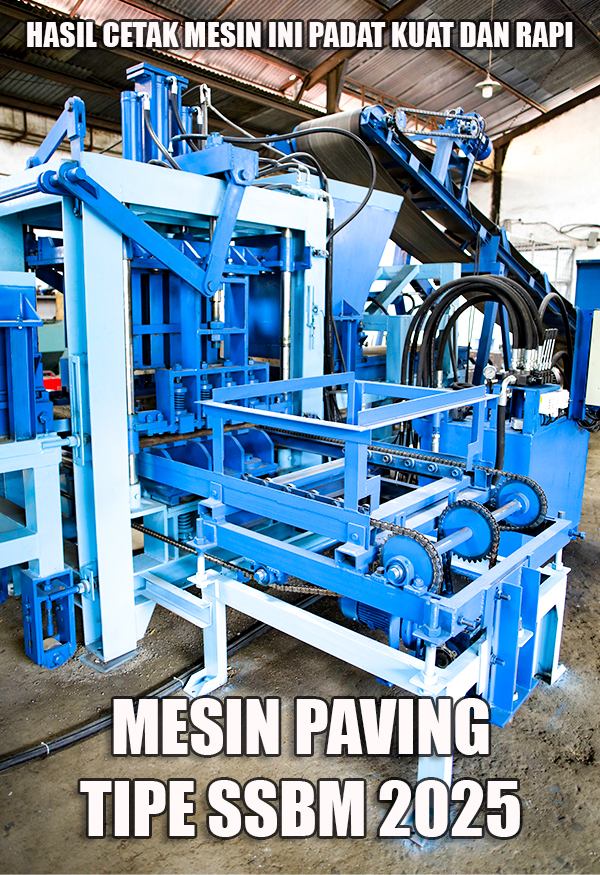 mesin paving otomatis, mesin paving semi otomatis