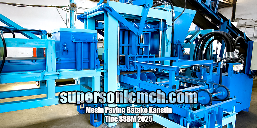 Super Sonic Machinery, Pabrikasi Mesin-Mesin Untuk Industri Beton . Mesin Paving Otomatis, Mesin Batako otomatis, Mesin Genteng Semi Otomatis, Mesin Kanstin otomatis, Mesin Cuci Pasir , Dll . Hub : Telp/WhatsApp : +62.811313603